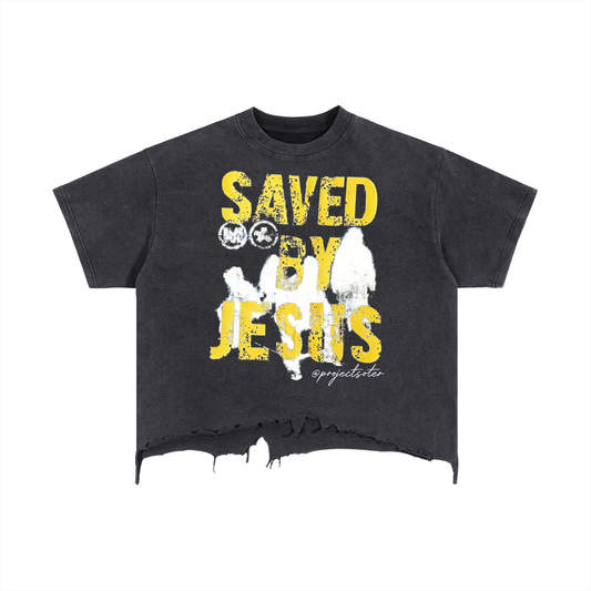 S.B.J person cotton washed tee